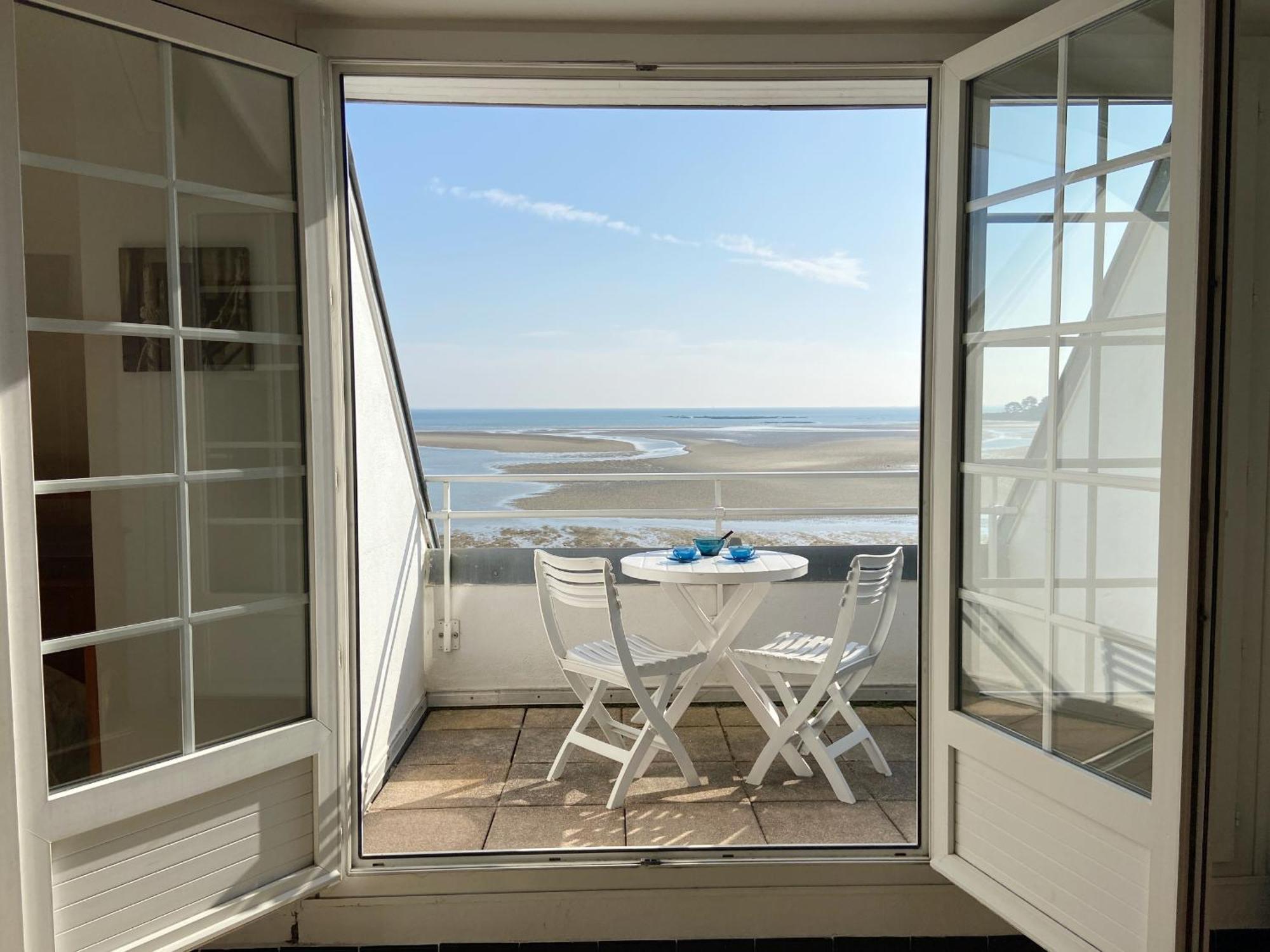 Mouettes 3 - Balcon, Vue Mer, Men Du - T356 كارناك المظهر الخارجي الصورة